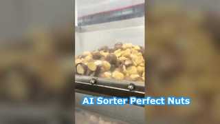 Умная сортировочная машина по цвету макадамии с искусственным интеллектом, 128 каналов.